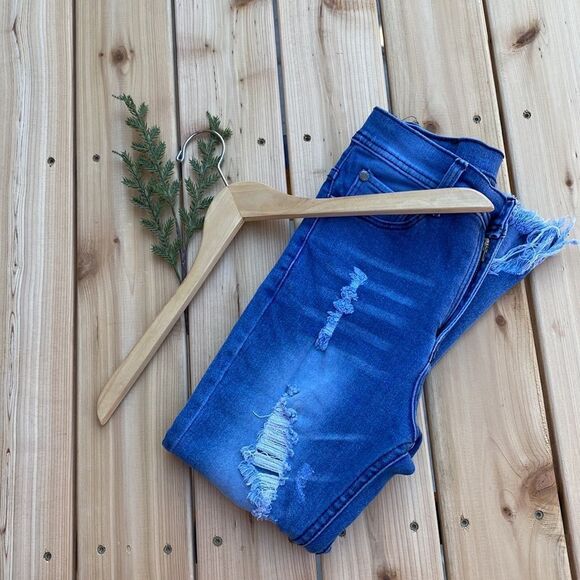 Big Bank  Distressed  Calf/Cropped  Jeans-Pants - Picture 13 of 13